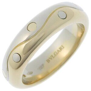 BVLGARI Onda Ring combination K18 yellow gold/K18 white gold #5.1(US Size)